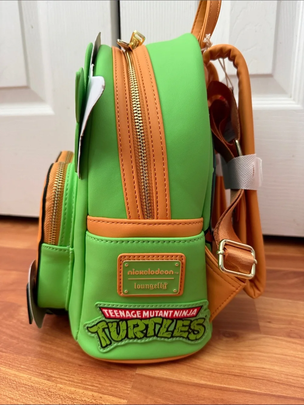NWT Loungefly Teenage Mutant Ninja Turtles Michelangelo Mini Backpack |